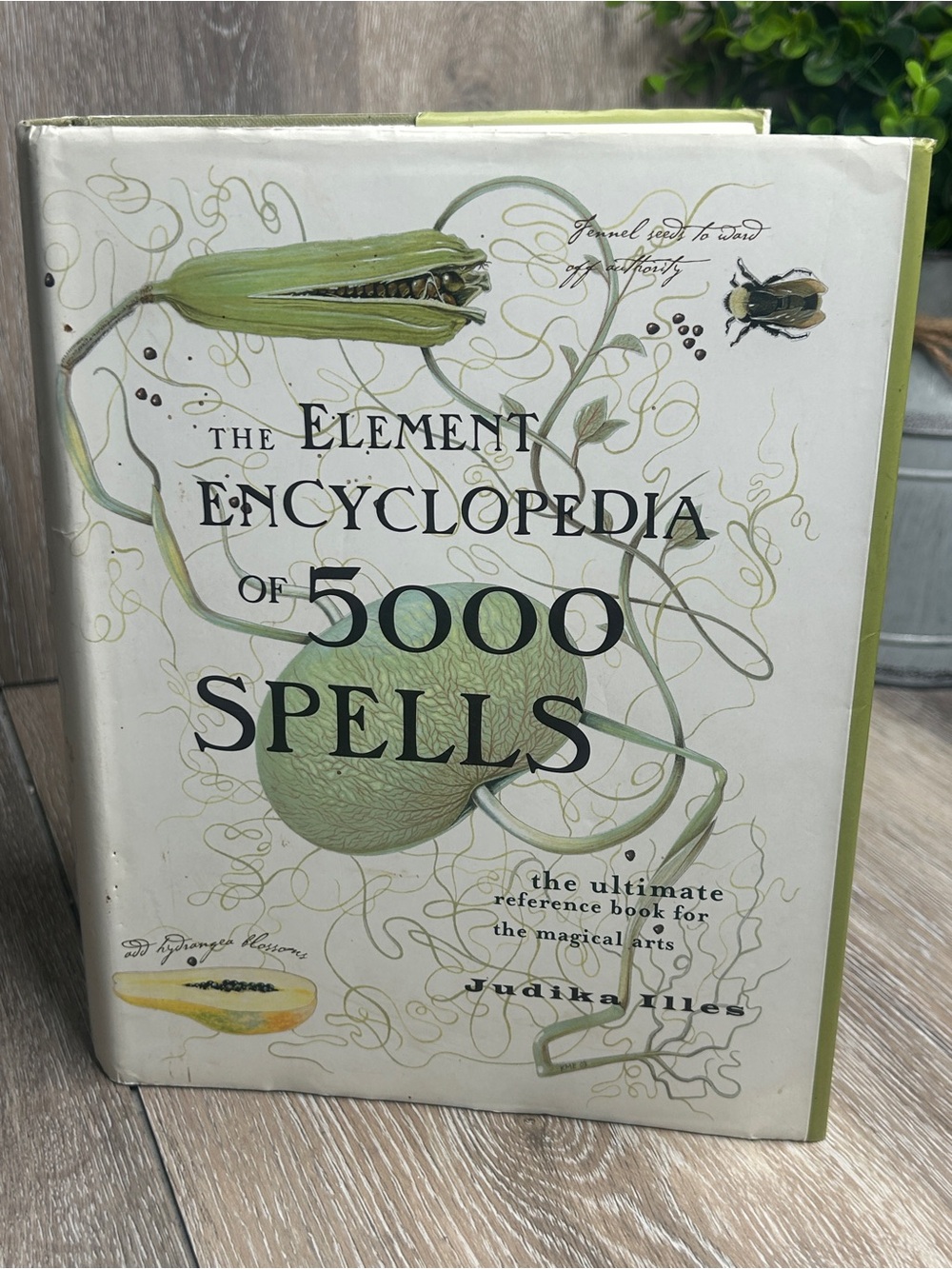 Element Encyclopedia of 5000 Spells Judika Illes Hardcover Book Wicca Magic⁠